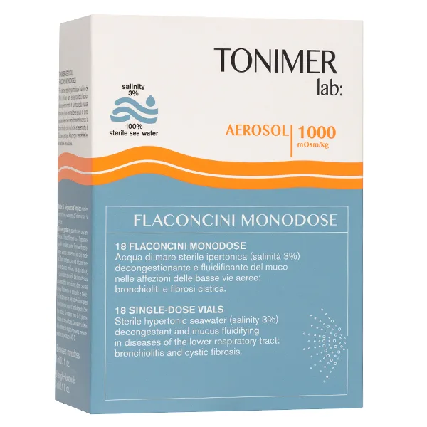 Apa de mare Aerosol, 1000 mOsm/Kg , Tonimer | 18 flacoane x 3 ml — preț și oferte