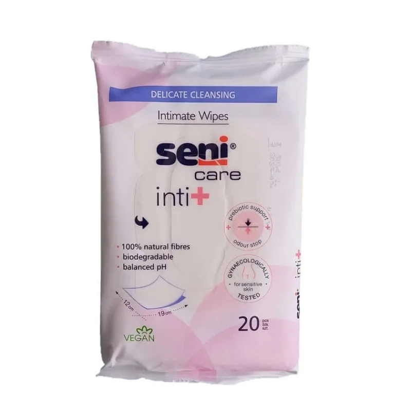 SENI care Inti+ șervețele umede 12x19 cm 20 buc — preț și oferte