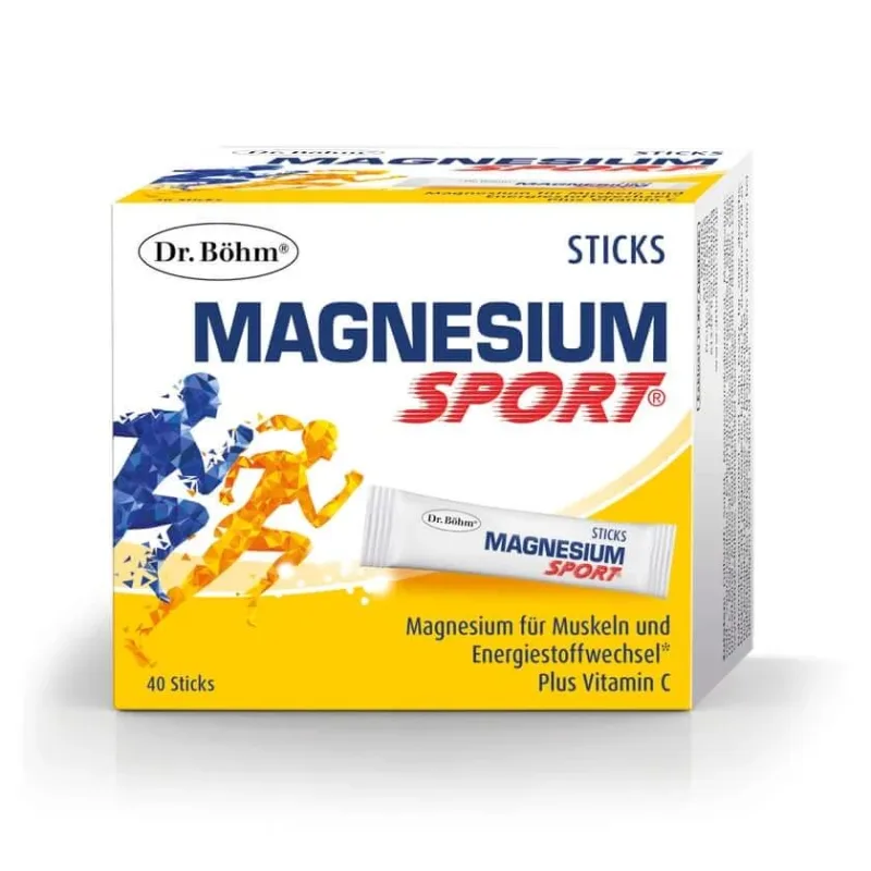 Dr Böhm Magneziu Sport Sticks 40X1.5 g — preț și oferte