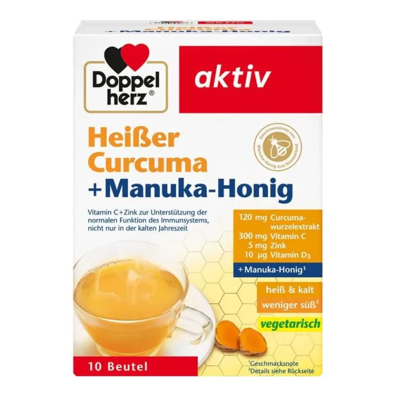 Dublă inimă fierbinte Curcuma+manuka-miere G 10 St — preț și oferte