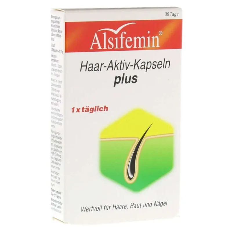 Alsifemin păr capsule active plus 30 buc. — preț și oferte