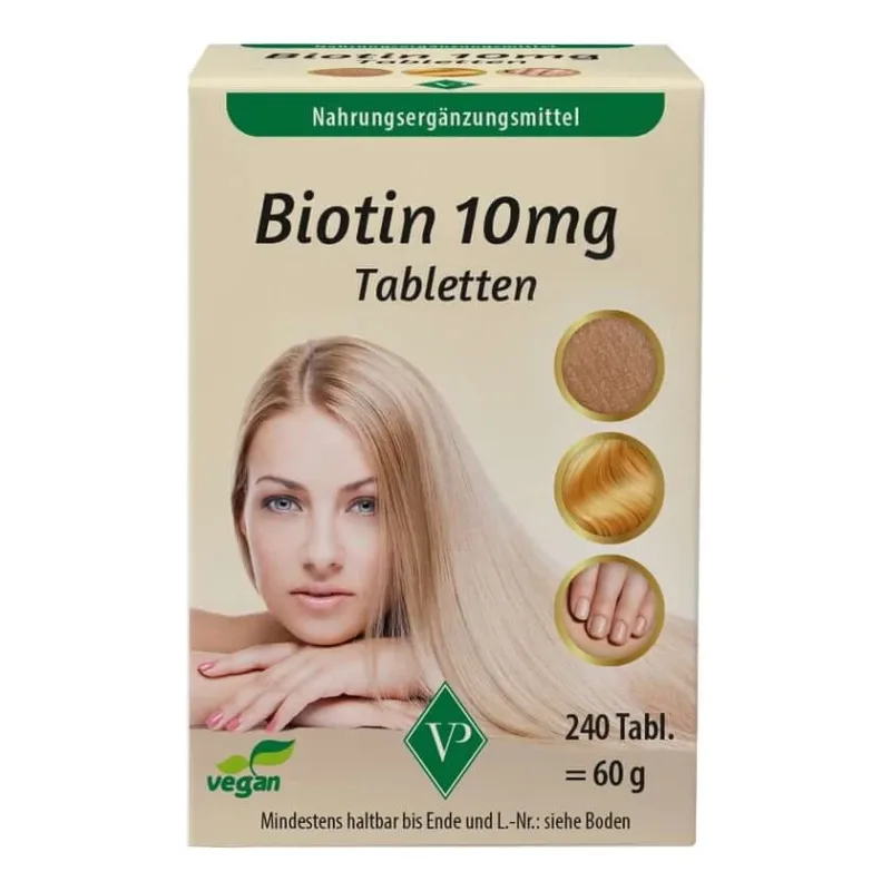 BIOTIN 10 mg comprimate vegan cu doză mare 240 St — preț și oferte