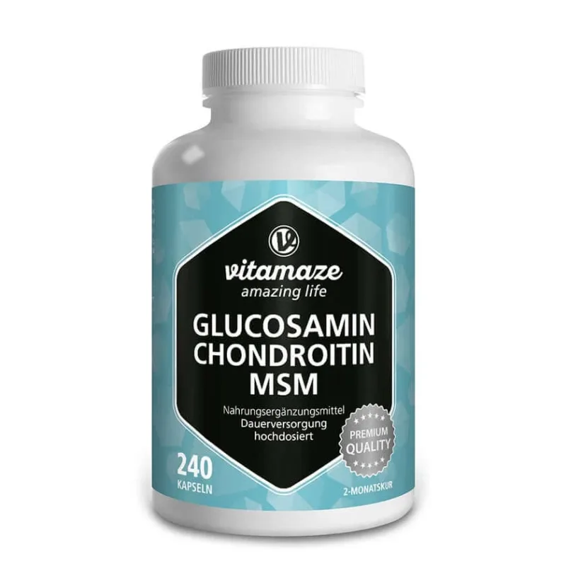 Vitamaze Glucozamină Condroitină MSM Vitamina C 240 St — preț și oferte