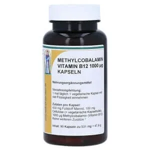 Metilcobalamină 1000 µg Vitamina B12 Caps 90 Caps