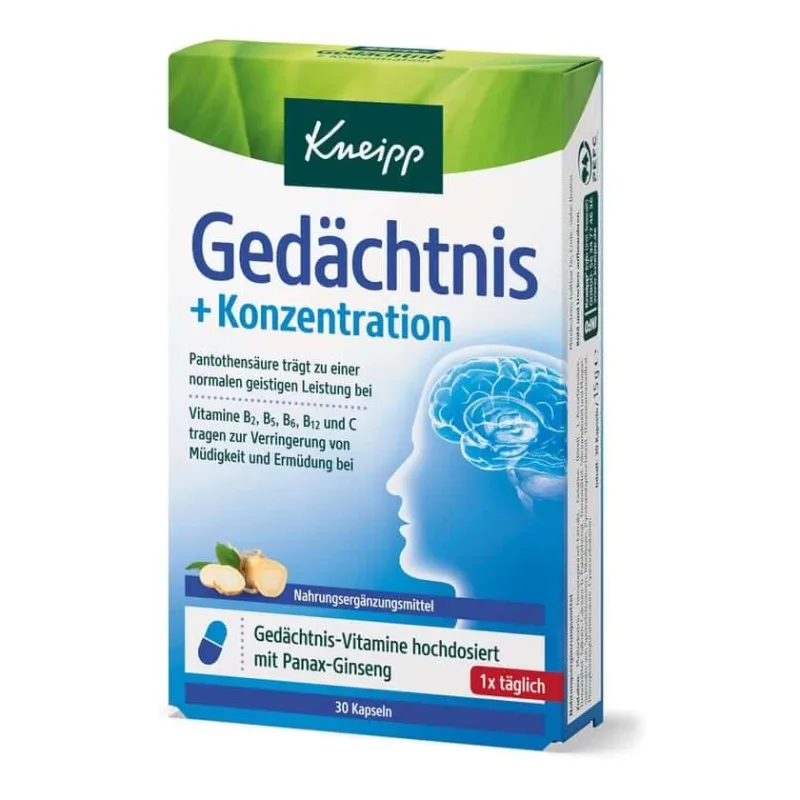 KNEIPP Memorie + Concentrare 30 St — preț și oferte