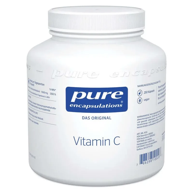Încapsulări pure Vitamina C 250 St — preț și oferte