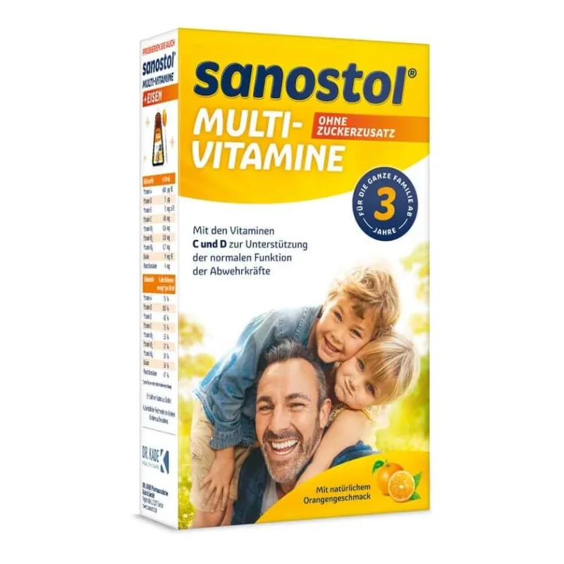 Sanostol fără adaos de zahăr suc 460 ml — preț și oferte