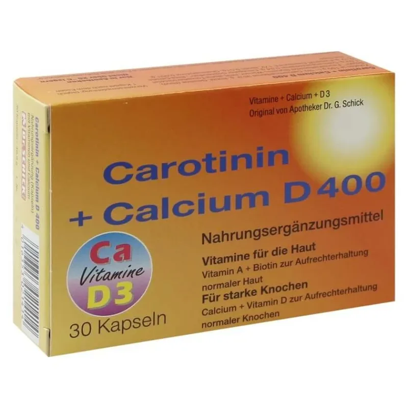 Caroten+calciu D 400 Capsule 30 Capsule — preț și oferte