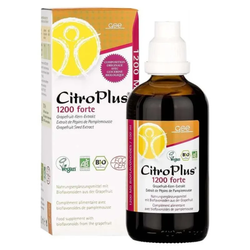 CitroPlus® 1200 Forte (organic) extract de semințe de grapefruit 50 ml — preț și oferte