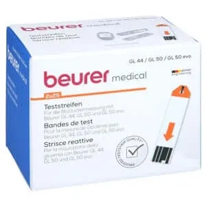 Beurer Gl44/gl50 benzi de testare 50 buc — preț și oferte