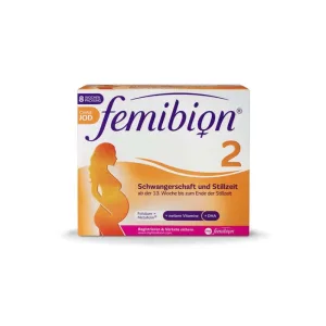 FEMIBION 2 GRĂDINIȚĂ+STILL TIME fără iod, acid folic 2X60 buc.