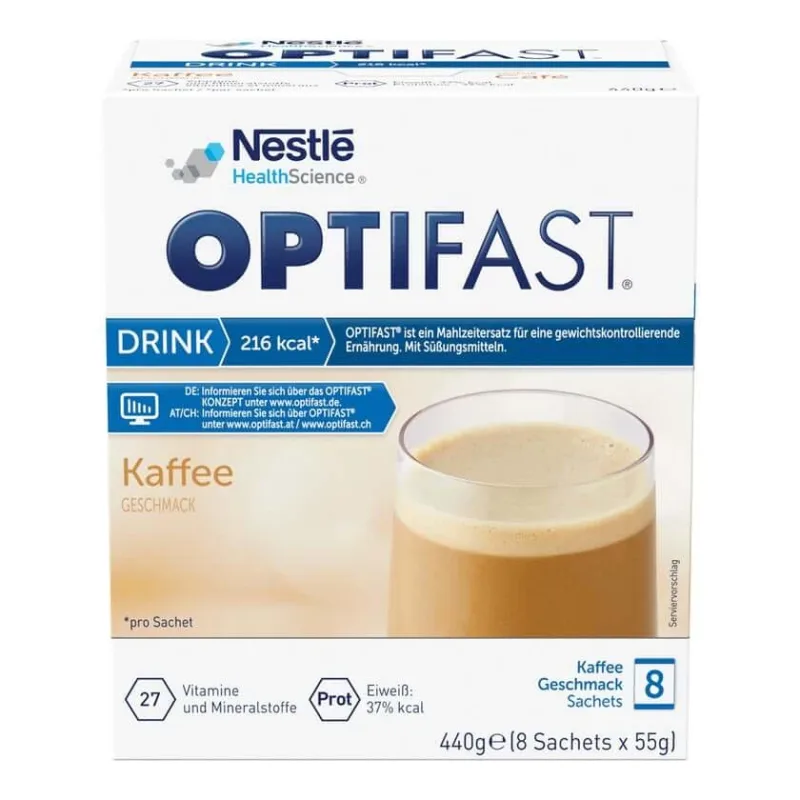 OPTIFAST Drink Cafea 8X55 g NESTLE — preț și oferte