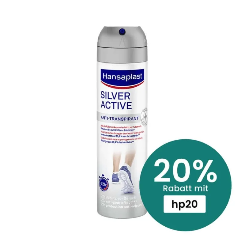 Deodorant pentru picioare Hansaplast Silver Active 150 ml — preț și oferte