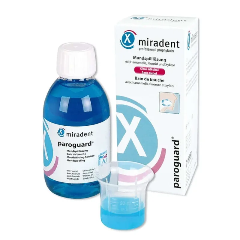 Miradent Paroguard clătire bucală 200 ml — preț și oferte