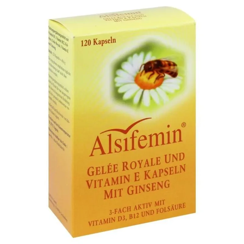 Alsifemin Royal Jelly și vitamina E cu ginseng 120 St — preț și oferte