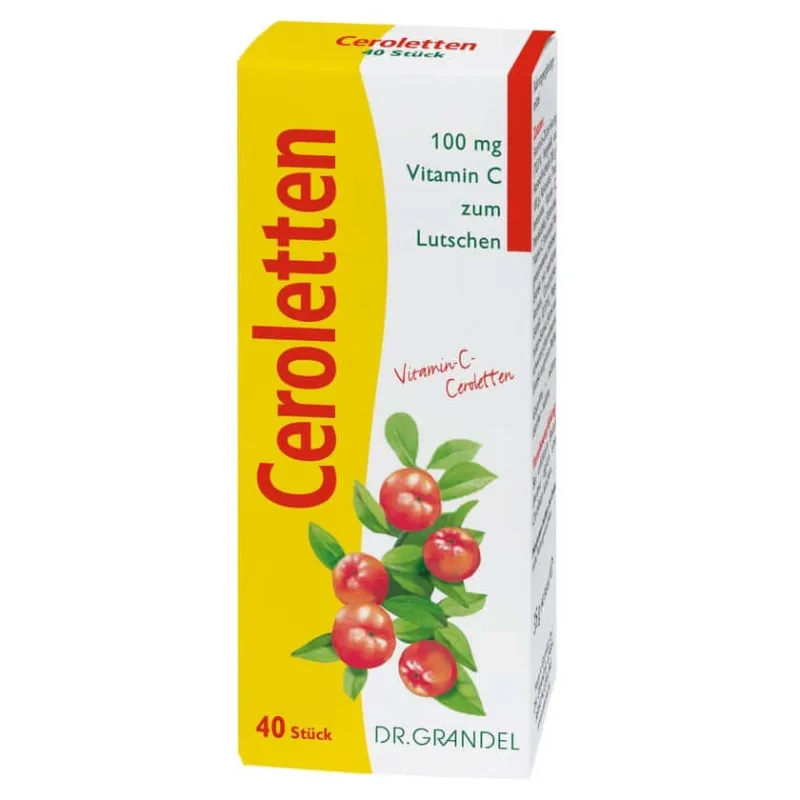 Ceroletten lozenges 40 buc — preț și oferte
