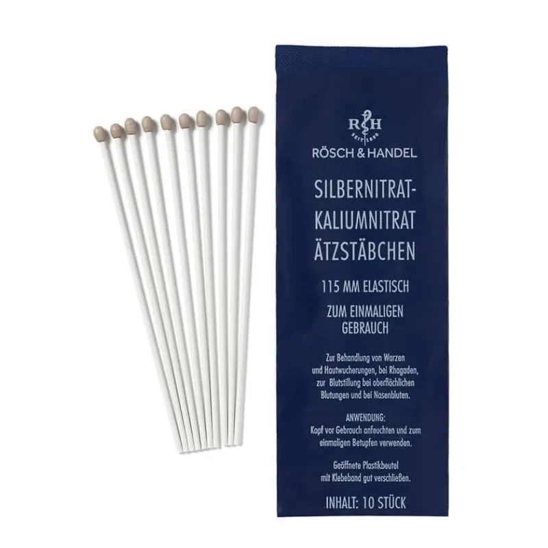 Nitrat de argint nitrat de potasiu bețe de gravură 10x115mm elastic 10 buc. — preț și oferte