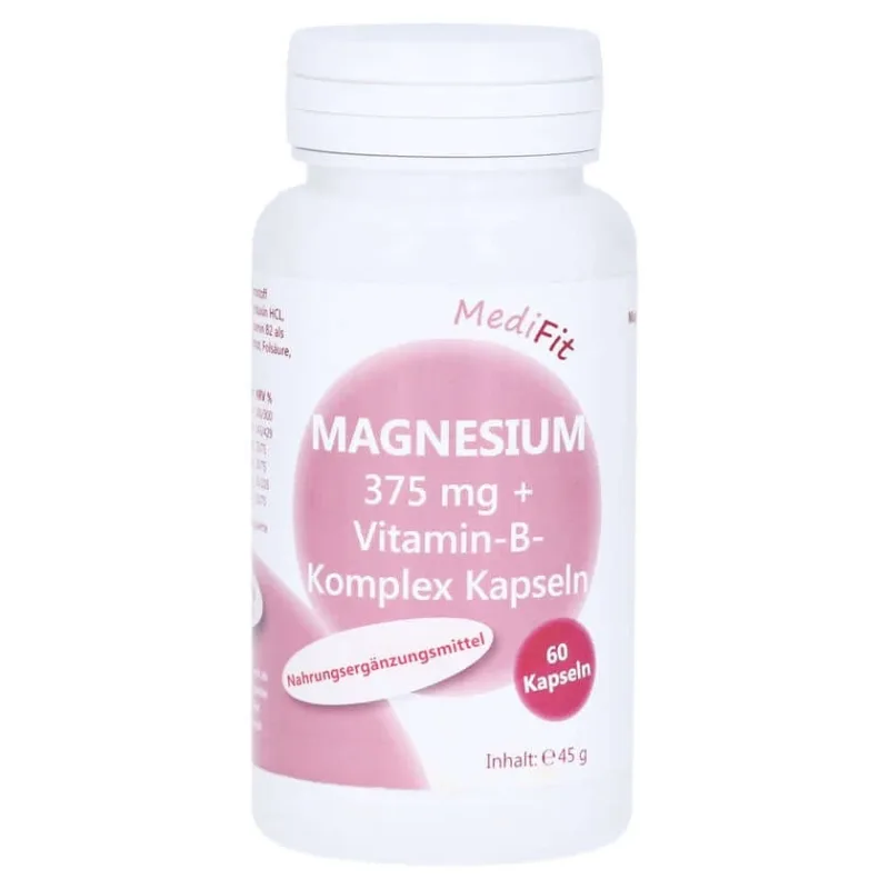 Magneziu 375 Mg+vitamina B complex capsule 60 Capsule — preț și oferte