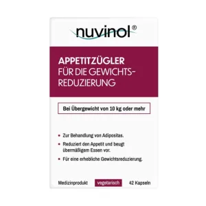 nuvinol supresor al apetitului capsule 42 buc