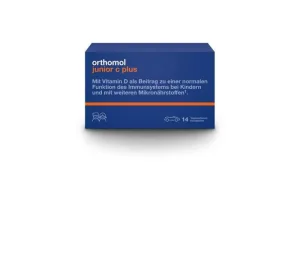 Orthomol junior C plus comprimate masticabile mandarine-portocale/ fructe de padure 14 buc.