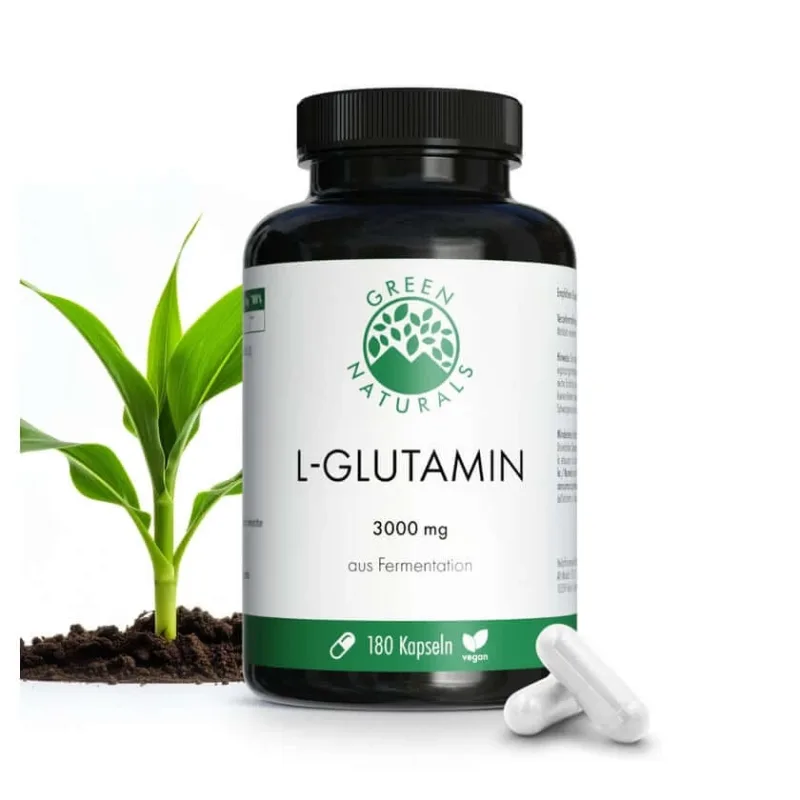 Green Naturals L-glutamină 3000 Mg Capsule vegane 180 Capsule — preț și oferte