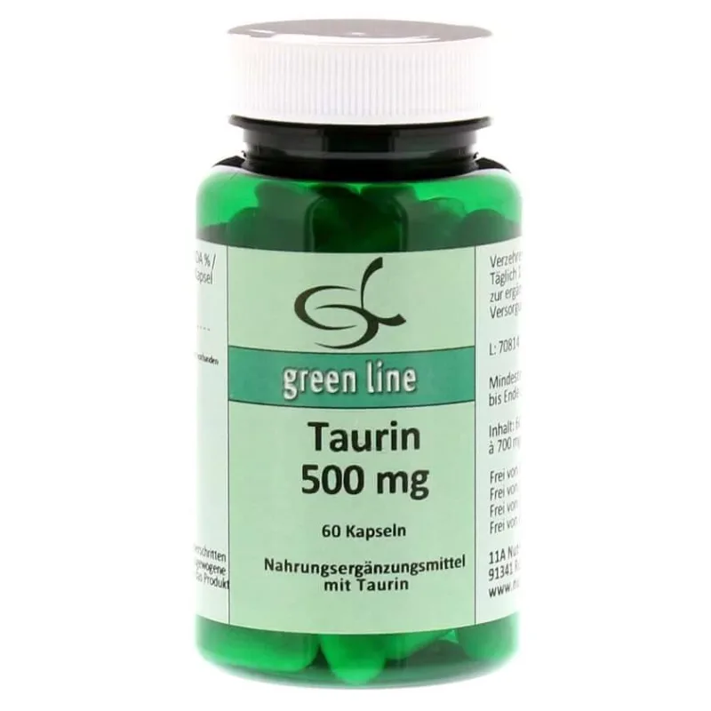 Taurină 500 mg capsule 60 Capsule — preț și oferte