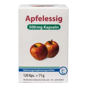 Oțet de cidru de mere 500 mg capsule 120 Capsule