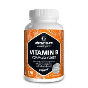 Vitamina B-Complex cu doză extra mare vegan 120 St — preț și oferte