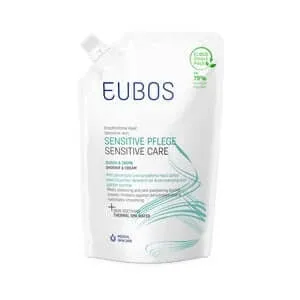 EUBOS CREMĂ ȘI DUȘ DE ÎNGRIJIRE SENSITIVĂ BAG 400 ml