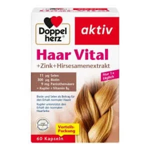 Double Heart Hair Vital+zinc+millet Capsule 60 Capsule — preț și oferte