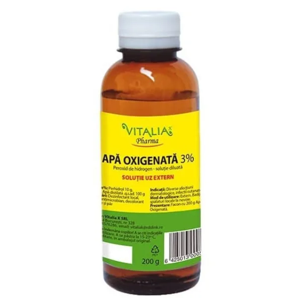 Apa oxigenata 3%, Viva Pharma | 200 g — preț și oferte