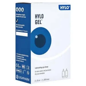 Picături pentru ochi Hylo-gel 2X10 ml