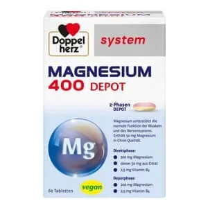 Sistemul Double Heart Magnesium 400 Depot 2-Phase Depot 60 Capsule — preț și oferte