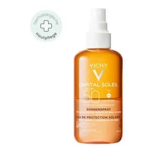 VICHY Capital Soleil Bronzant Intensificator Spray solar SPF 50 200 ml — preț și oferte