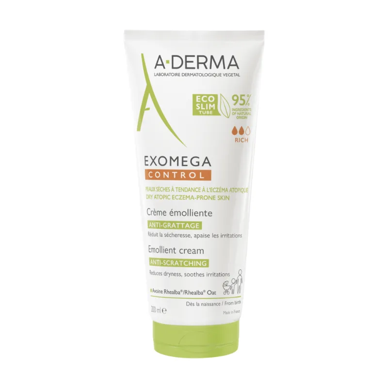 Crema emolienta Exomega Control, 200 ml, A-Derma — preț și oferte