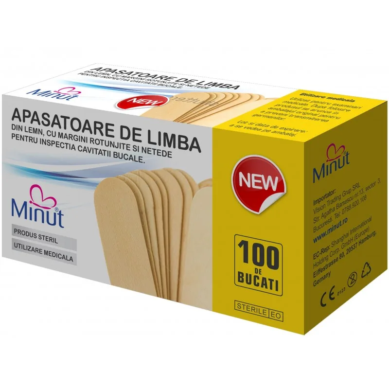 Apasatoare limba sterile X 100, Minut — preț și oferte