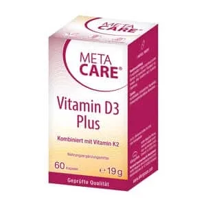 META CARE Vitamina D3 Plus 60 Capsule — preț și oferte