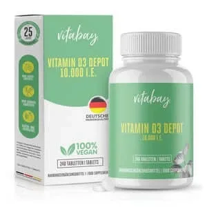 Vitabay Vitamina D3 Depot 10.000 I.E. Tablete 240 St — preț și oferte