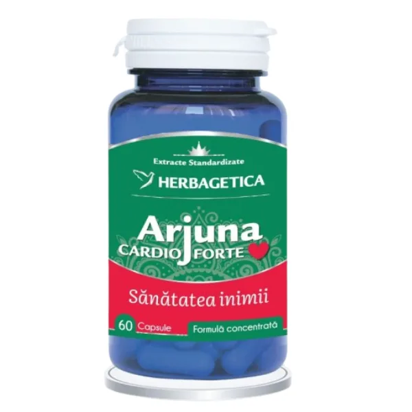 Arjuna Cardioforte, Herbagetica | 60 capsule — preț și oferte