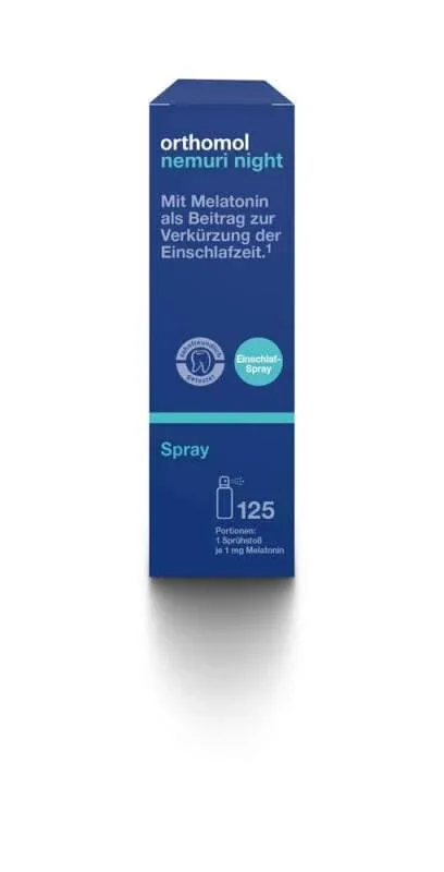 Orthomol Nemuri spray de noapte - Pentru a scurta timpul necesar pentru a adormi - cu melatonină și extract de hamei 25 ml — preț și oferte