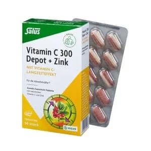 Vitamina C 300 Depot+Zinc Salus Tablete 30 Capsule Salus Haus — preț și oferte