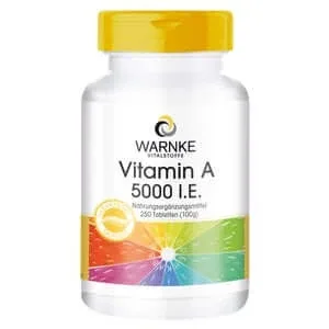 Vitamina A 5,000 U.I. Tablete 250 Capsule — preț și oferte