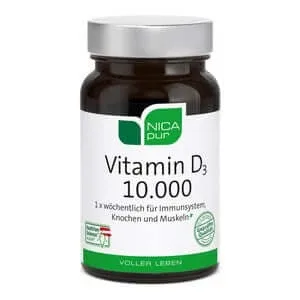 Nicapur Vitamina D3 10.000 Capsule 60 Capsule — preț și oferte