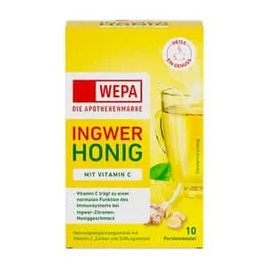 WEPA Ghimbir + miere + vitamina C pulbere 10X10 g — preț și oferte
