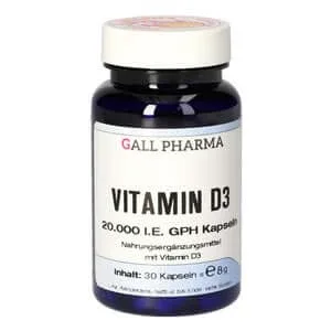 Vitamina D3 20,000 I.U. GPH Capsule 30 Capsule — preț și oferte
