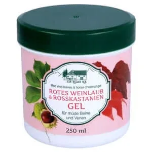 Gel din frunze de viță de vie roșie și castan de India Pulla 250 ml