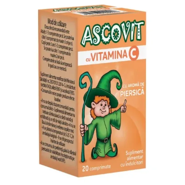 ASCOVIT PIERSICA Omega Pharma — preț și oferte