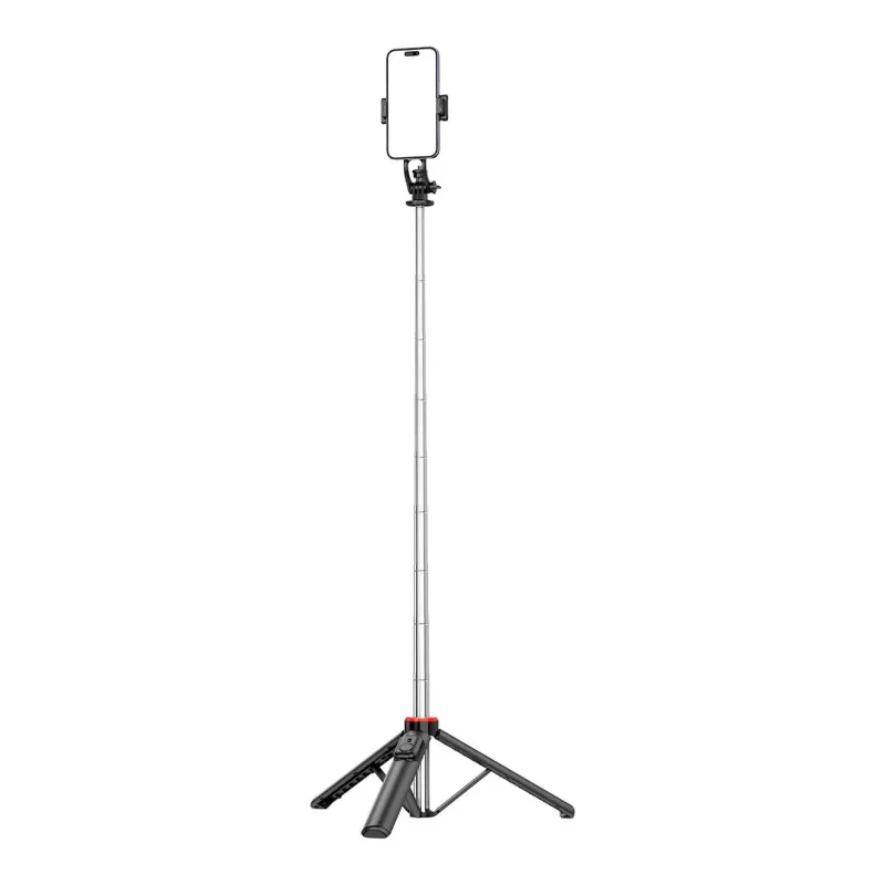 Selfie stick WC1Y3S trepied telescopic 1.3m cu suport pentru telefon - negru — preț și oferte