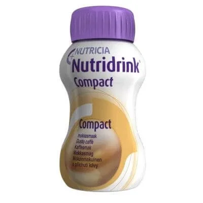 Nutricia nutridrink compact aromă de cafea 4 x 125 ml sticle — preț și oferte