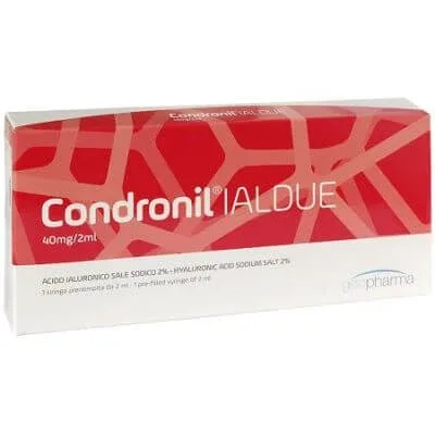 Seringă intraarticulară condronil acid hialuronic sare de sodiu 40 mg 2 ml — preț și oferte